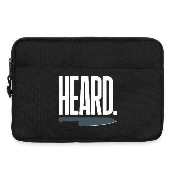 Prep Cook Küchenvorbereitung Back Of House Line - Laptoptasche 13" - Schwarz - Vorne