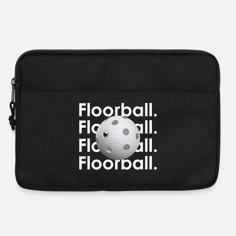 Floorball Graphic - Laptoptasche 13" - Schwarz