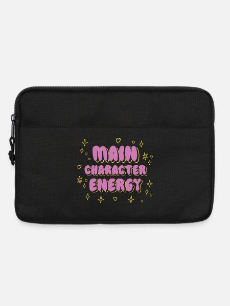 Hauptcharakter-Energie-Tee - Laptoptasche 13" - Schwarz