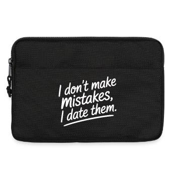I Don't Make Mistakes I Date Them Ex Boyfriend Dating - Laptop bag 13" - black - Front