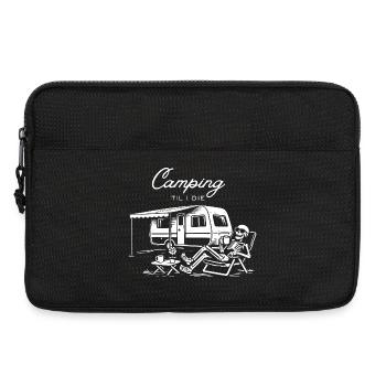 Camper jusqu’à la mort - Sacoche pour ordinateur portable 13 pouces - noir - Devant