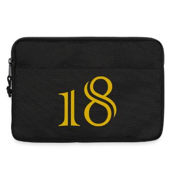 18. 18 ANS. 18e ANNIVERSAIRE. ANNIVERSAIRE 18 ANS. - Sacoche pour ordinateur portable 13 pouces - noir - Devant