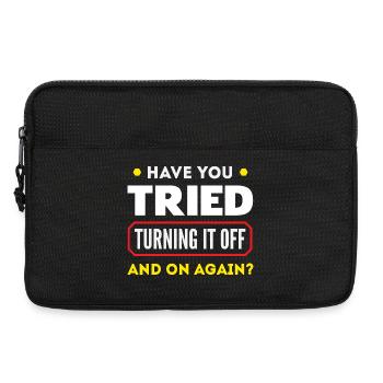 Have you ever done it off and on - Laptop bag 13" - black - Front