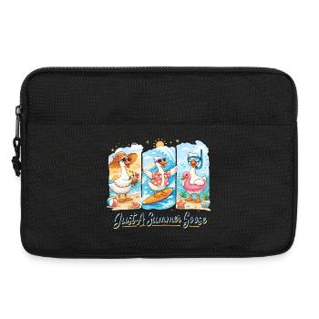Summer Geese Trio Summer Vibe Vacation Beach - Sacoche pour ordinateur portable 13 pouces - noir - Devant
