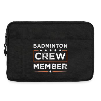 Badminton Crew - Laptoptasche 13" - Schwarz - Vorne