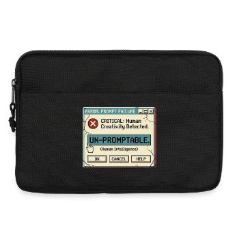 Non sollicité - Sacoche pour ordinateur portable 13 pouces - noir - Devant