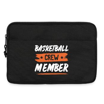 Équipe de basket-ball - Sacoche pour ordinateur portable 13 pouces - noir - Devant
