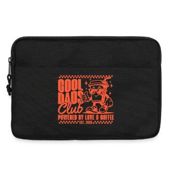 Club des papas cool - Cadeau de la fête des pères 2026 - Sacoche pour ordinateur portable 13 pouces - noir - Devant