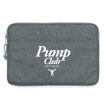 Club de pompe - Sacoche pour ordinateur portable 13 pouces - gris chiné - Devant