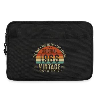 1966 Vintage Retro Geburtstagsgeschenk - Laptoptasche 13" - Schwarz - Vorne