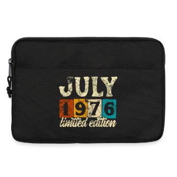 Limited Edition July 1976 Geburtstag Geschenk - Laptoptasche 13" - Schwarz - Vorne