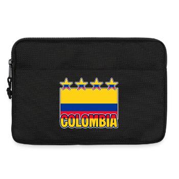 Colombian Flag Colombia Funny - Laptop bag 13" - black - Front
