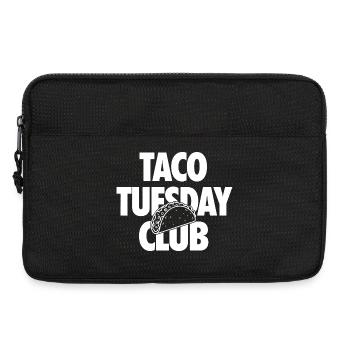 Club du mardi du taco pour les fans de tacos - Sacoche pour ordinateur portable 13 pouces - noir - Devant