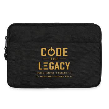 Code The Legacy Programmer T-Shirt - Laptoptasche 13" - Schwarz - Vorne