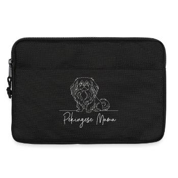 Pekingese Mama – Peke-Hund-Mama Besitzerin Löwen-Schoßhund - Laptoptasche 13" - Schwarz - Vorne