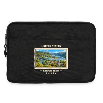 Vereinigte Staaten Harpers Ferry Vintage Marke - Laptoptasche 13" - Schwarz - Vorne