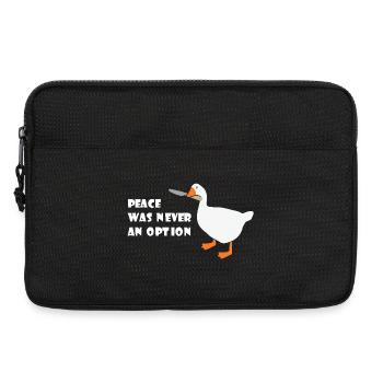 Goose – Peace Was Never an Option - Laptop bag 13" - black - Front
