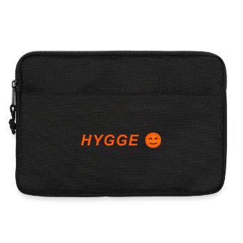 Plaisirs d’hiver avec des récifs souriants - Sacoche pour ordinateur portable 13 pouces - noir - Devant