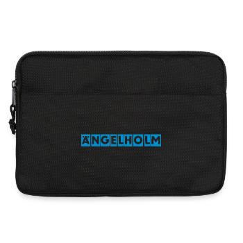 Angelholm Blue Block Text Tee - Laptop bag 13" - black - Front