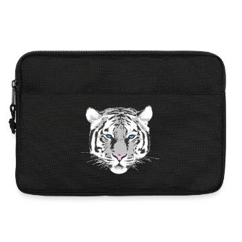 weißer Tiger - Laptoptasche 13" - Schwarz - Vorne