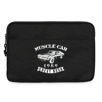 Vintage Chevelle Muscle Car Design - Laptoptasche 13" - Schwarz - Vorne