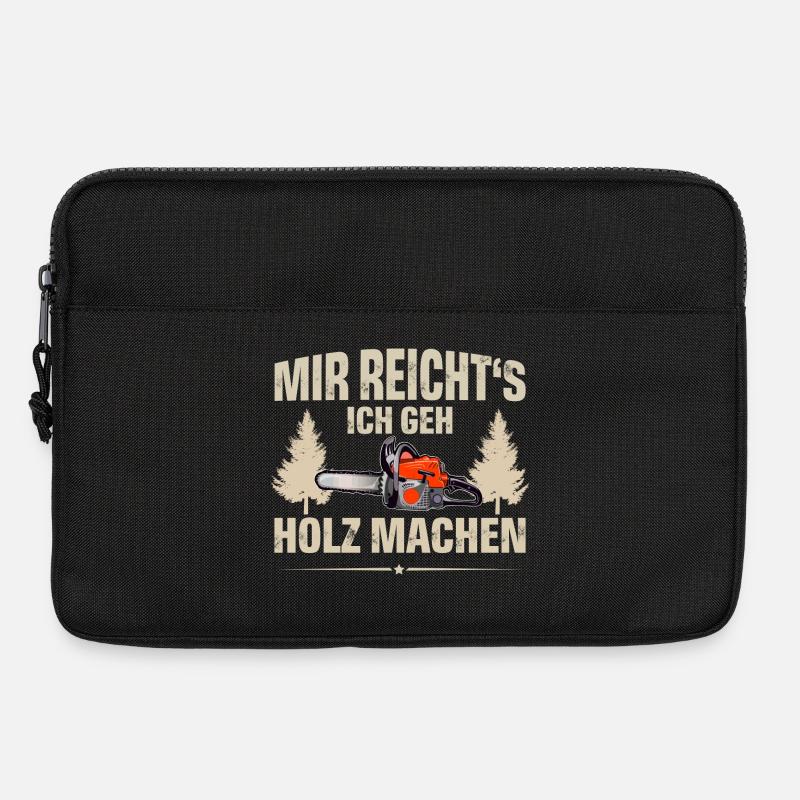 Holzfäller - Laptoptasche 13" - Schwarz