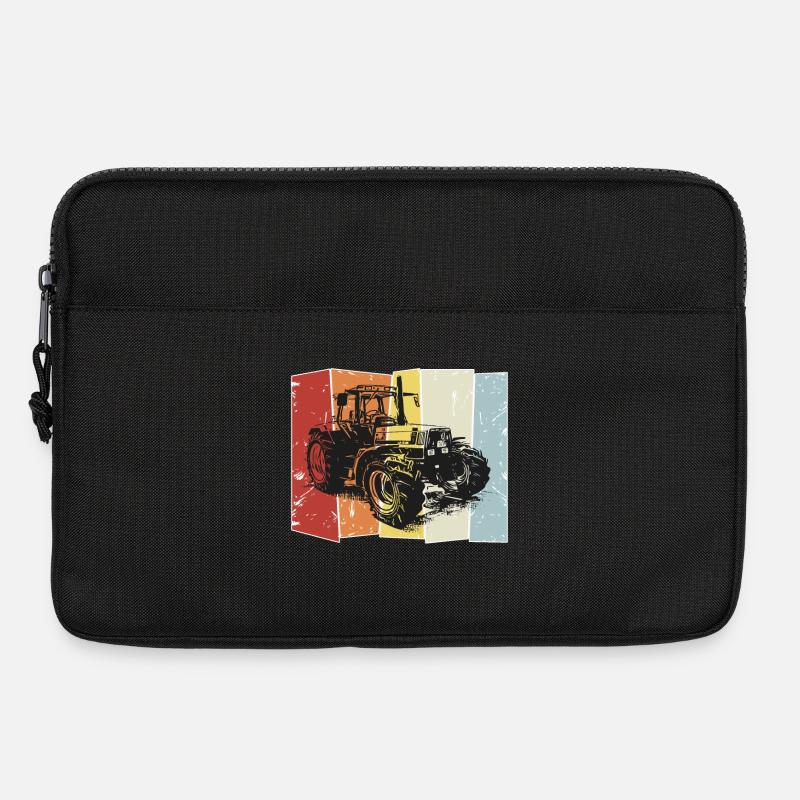 Traktor Deutz retro style - Laptoptasche 13" - Schwarz