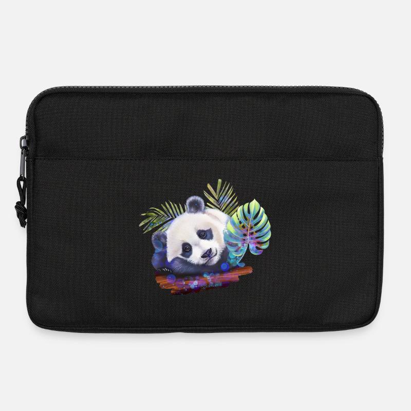 Panda - Laptoptasche 13" - Schwarz