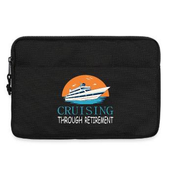 Kreuzfahrt durch den Ruhestand - Laptoptasche 13" - Schwarz - Vorne