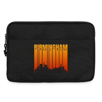 Birmingham Skyline Neonstreifen - Laptoptasche 13" - Schwarz - Vorne