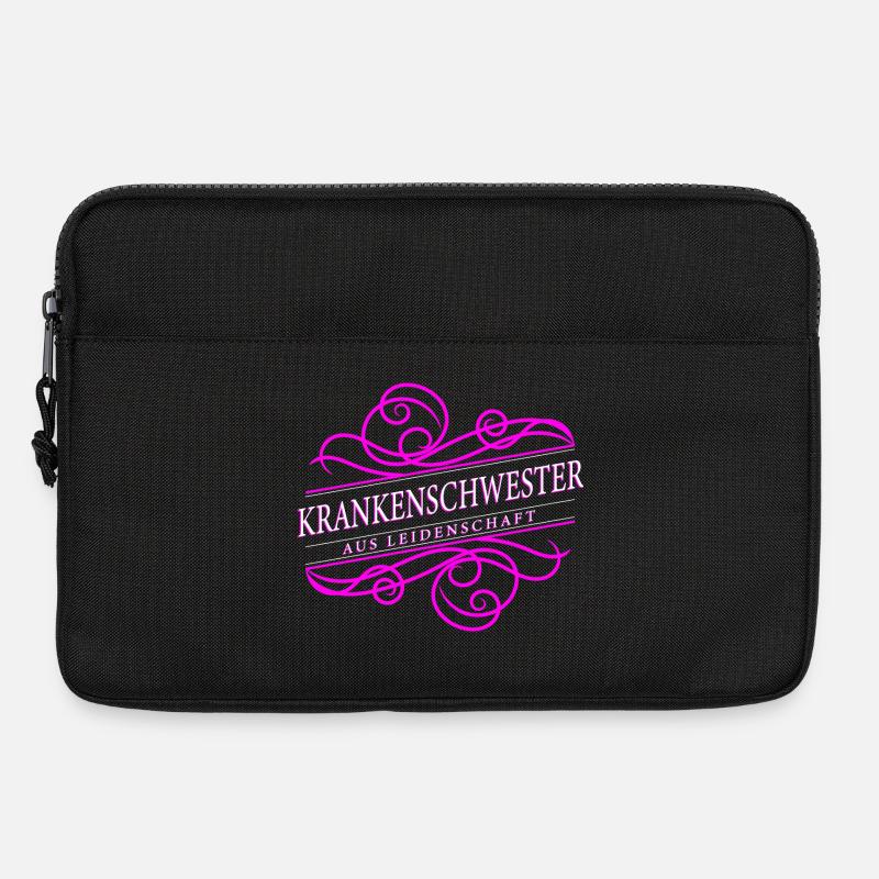 Krankenschwester aus Leidenschaft - Laptoptasche 13" - Schwarz