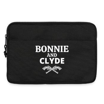Bonnie and Clyde, Bonnie, Clyde - Laptop bag 13" - black - Front