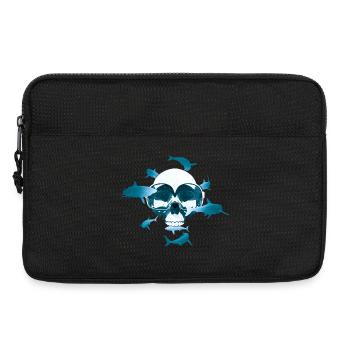Skull & Scuba Diving - Laptop bag 13" - black - Front