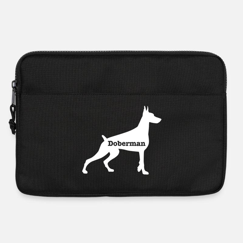 Dobermann - Laptoptasche 13" - Schwarz