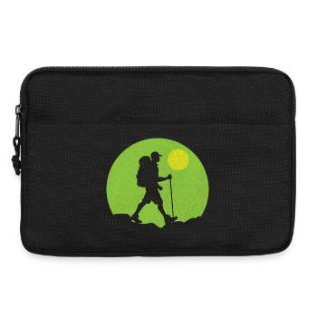 Sloth Hiking Team We Will Get There - Laptoptasche 13" - Schwarz - Vorne