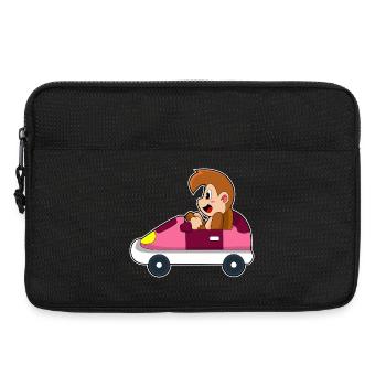 Voiture de singe - Sacoche pour ordinateur portable 13 pouces - noir - Devant