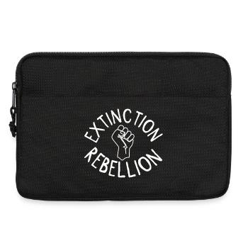 Extinction Rebellion Faust - Laptoptasche 13" - Schwarz - Vorne