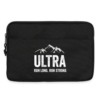 Ultra Running - Run Long. Courez fort. - Sacoche pour ordinateur portable 13 pouces - noir - Devant
