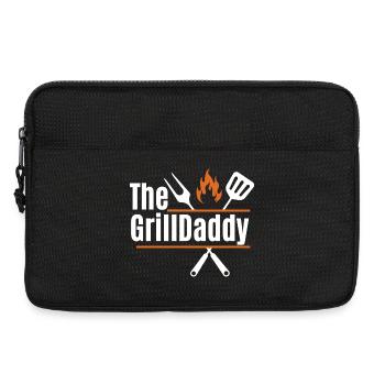 The GrillDaddy - Design Barbecue pour Papa - Sacoche pour ordinateur portable 13 pouces - noir - Devant