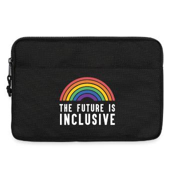 Pride Month LGBT - Die Zukunft ist inklusiv - Laptoptasche 13" - Schwarz - Vorne