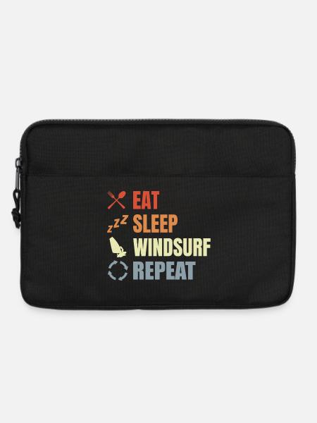 Windsurfer Routine - Laptoptasche 13" - Schwarz