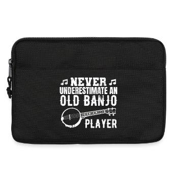 Grand-père Banjo - Sacoche pour ordinateur portable 13 pouces - noir - Devant