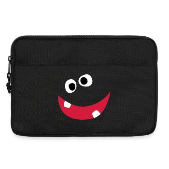 Lachen Monster Zombie Zähne Kinder Halloween - Laptoptasche 13" - Schwarz - Vorne