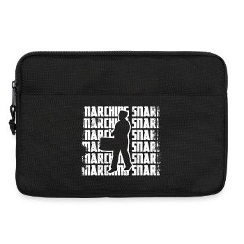 Drôle Snarl Batteur - Sacoche pour ordinateur portable 13 pouces - noir - Devant