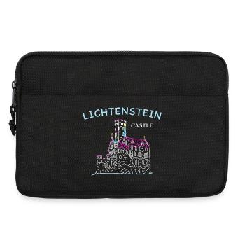 Lichtenstein Castle, Germany, Hand Drawing - Laptop bag 13" - black - Front