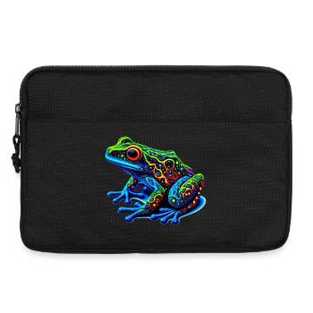 Frog - Laptop bag 13" - black - Front