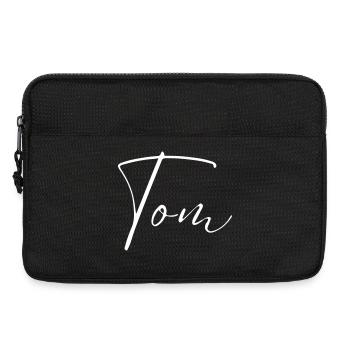 Tom Name T-Shirt Gift for Men - Laptop bag 13" - black - Front