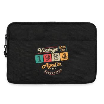 Original 1984 Vintage - 1984 Geburtstagsgeschenk - Laptoptasche 13" - Schwarz - Vorne