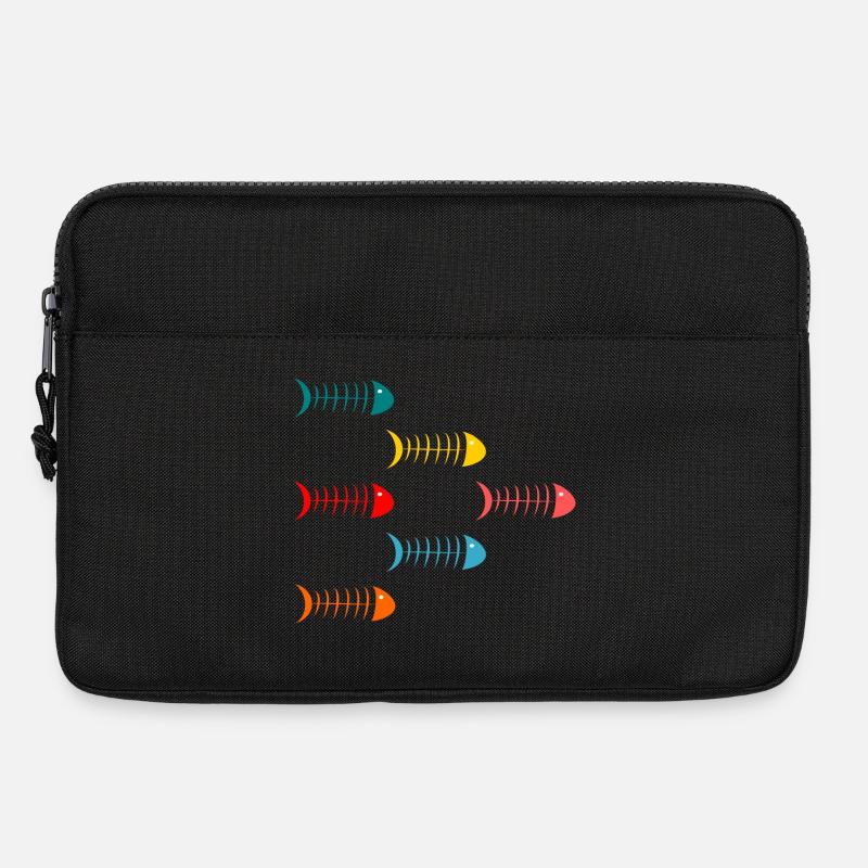 FISCH. APRILSCHERZ. FEIERTAG. SOMMER. HUMOR. - Laptoptasche 13" - Schwarz