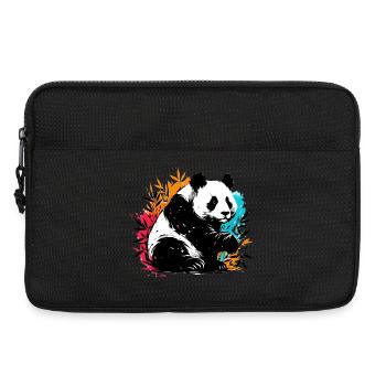 Panda - Laptoptasche 13" - Schwarz - Vorne